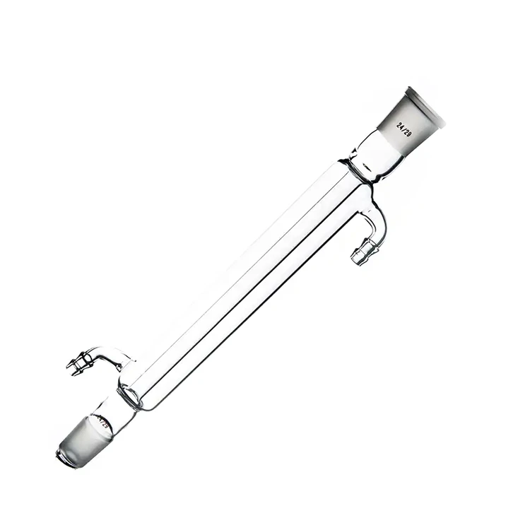 Boro 3.3 Glass Liebig Glass Condenser With Fused Inner Tube