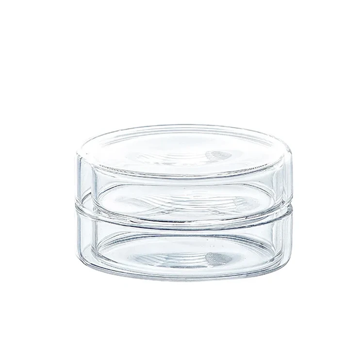 Laboratory Glass 90mm 100mm 120mm Glass Petri Dish With Lids